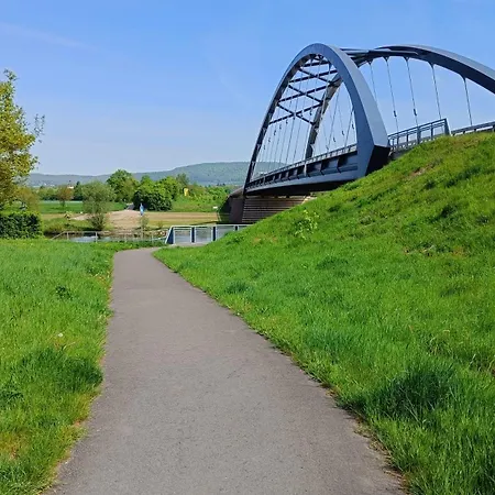 Weserblick, Naehe A2, Wasserblick, Direkt Am Wasser, Weserzugang, 4-5 Personen, Wlan, Radwanderweg Vor Der Eingangstuer Weserbergland, Hameln, Rinteln, Schaumburg